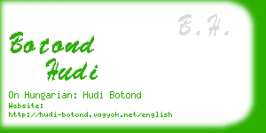 botond hudi business card